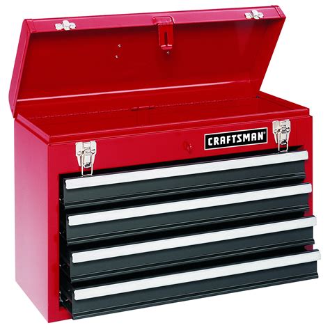 metal 3 drawer tool box|4 drawer tool chest craftsman.